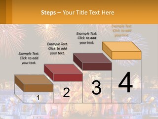 Firecracker Statue Laser PowerPoint Template