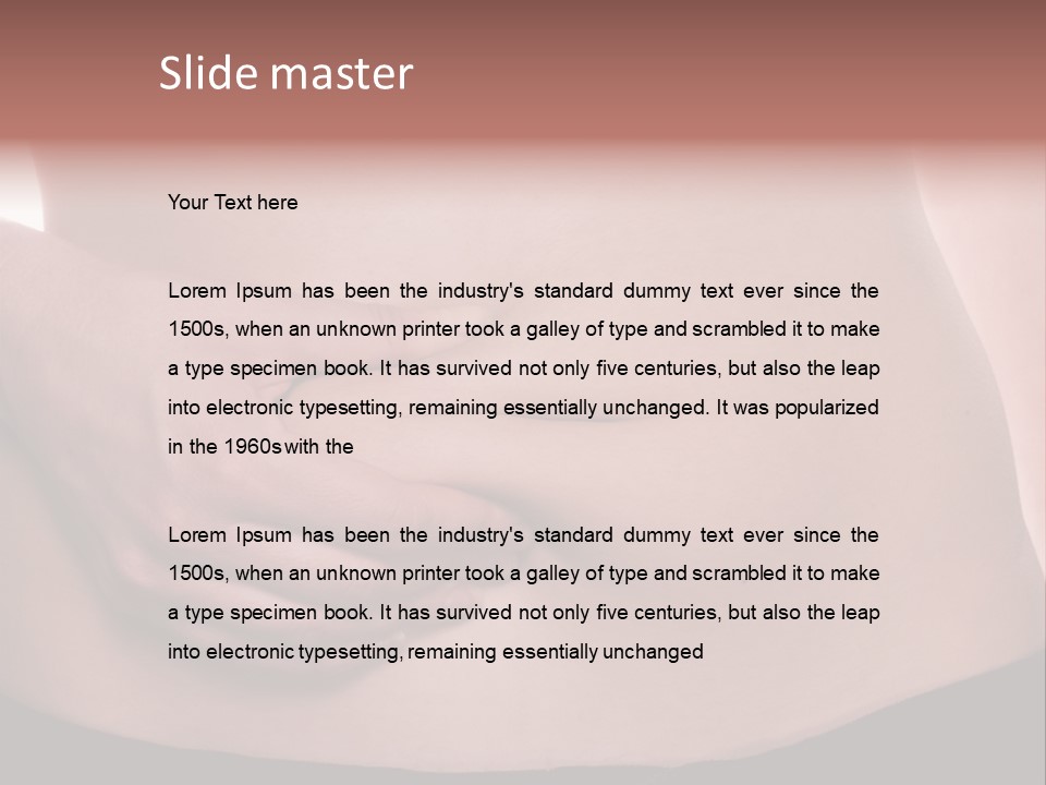 Calories Weight Belly PowerPoint Template