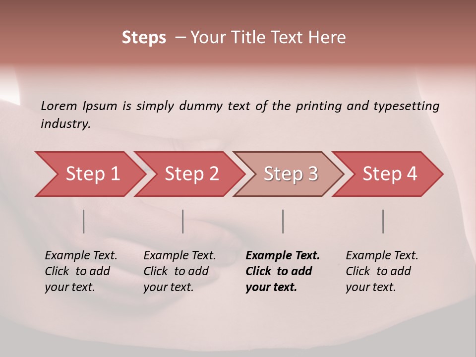 Calories Weight Belly PowerPoint Template