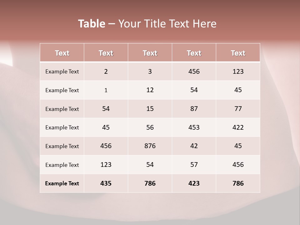 Calories Weight Belly PowerPoint Template