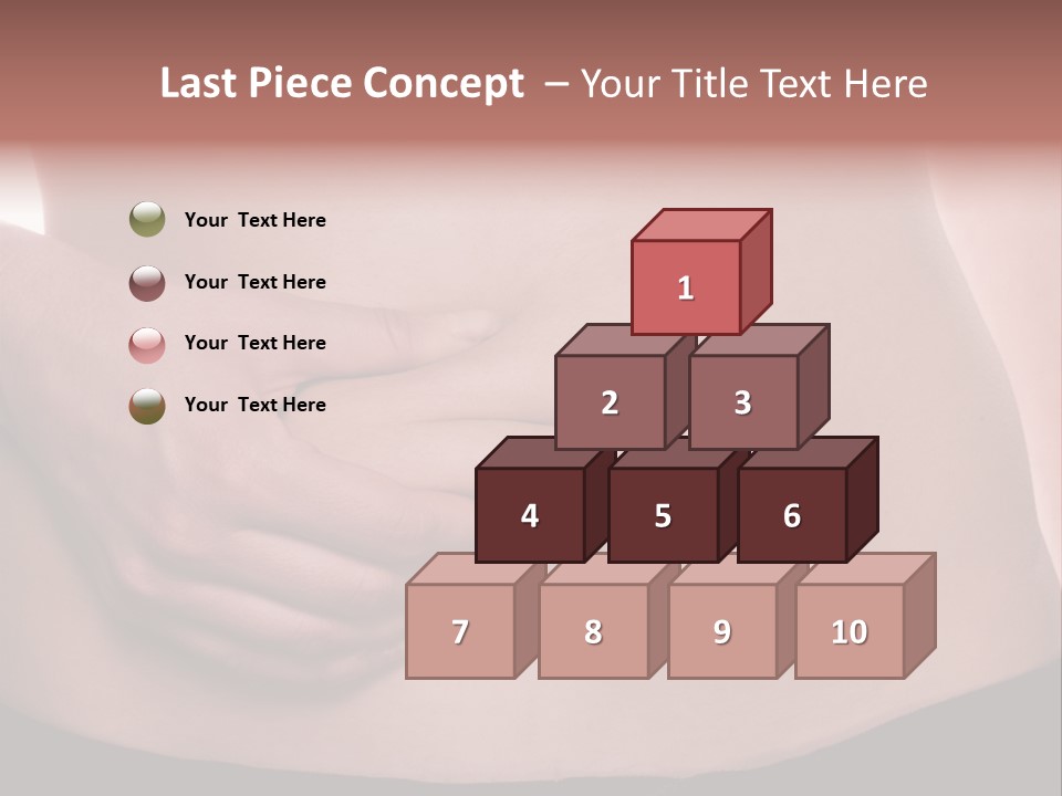 Calories Weight Belly PowerPoint Template