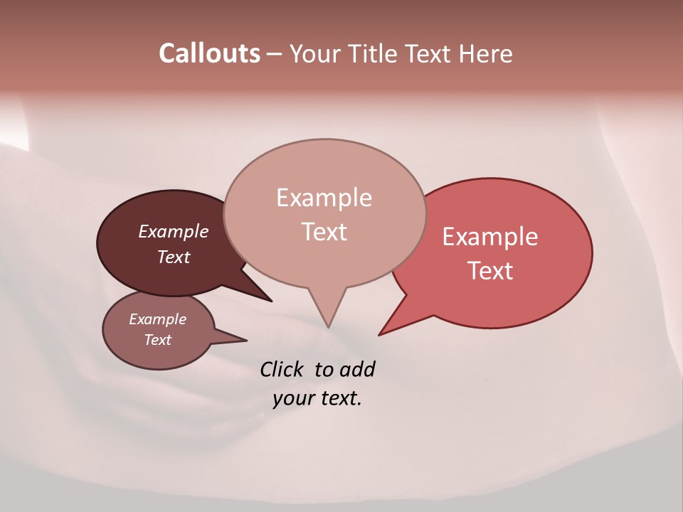 Calories Weight Belly PowerPoint Template