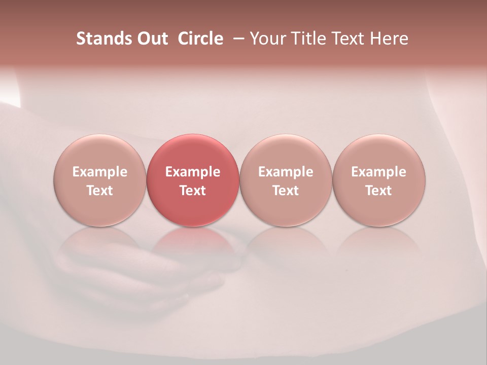 Calories Weight Belly PowerPoint Template