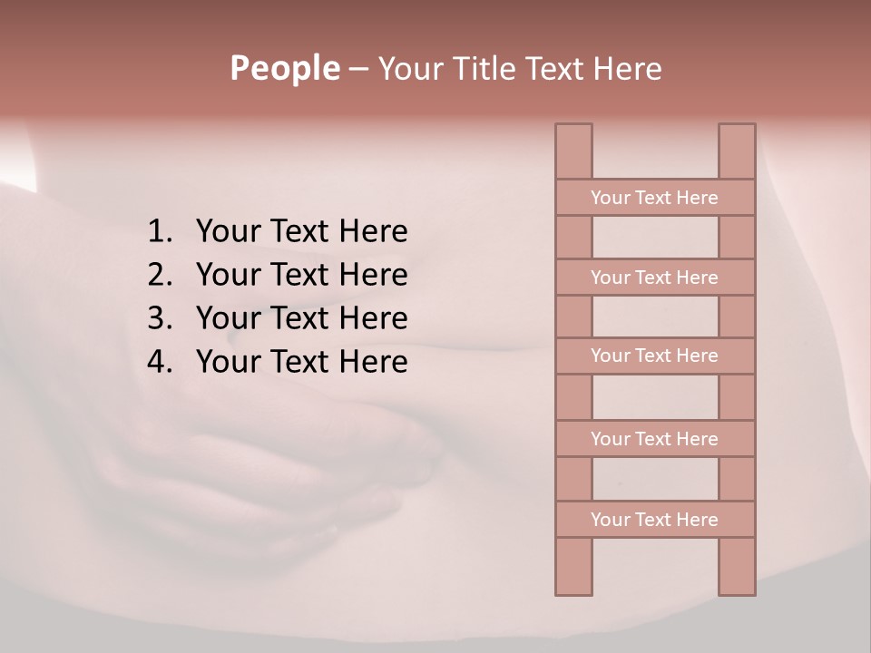 Calories Weight Belly PowerPoint Template