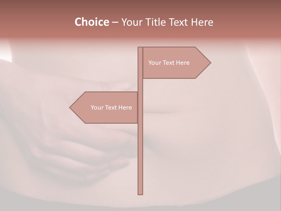 Calories Weight Belly PowerPoint Template