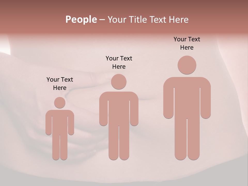 Calories Weight Belly PowerPoint Template