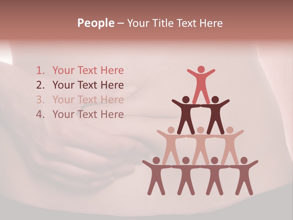 Calories Weight Belly PowerPoint Template