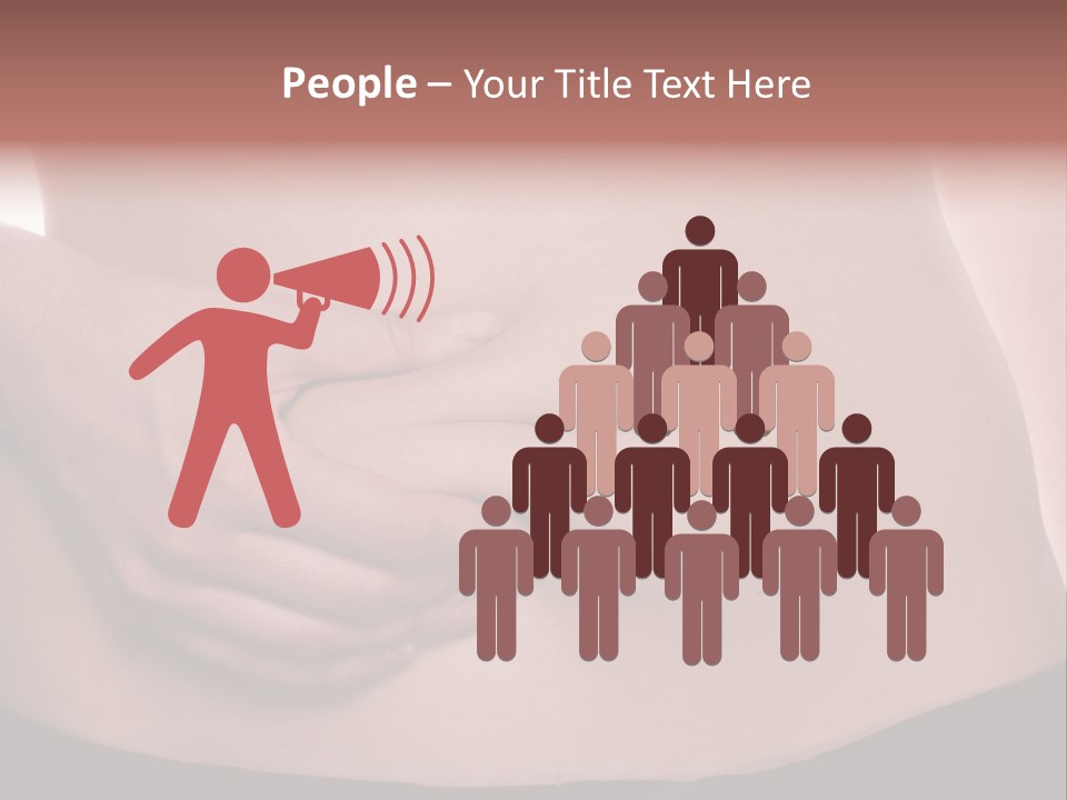 Calories Weight Belly PowerPoint Template