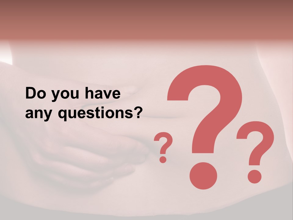 Calories Weight Belly PowerPoint Template