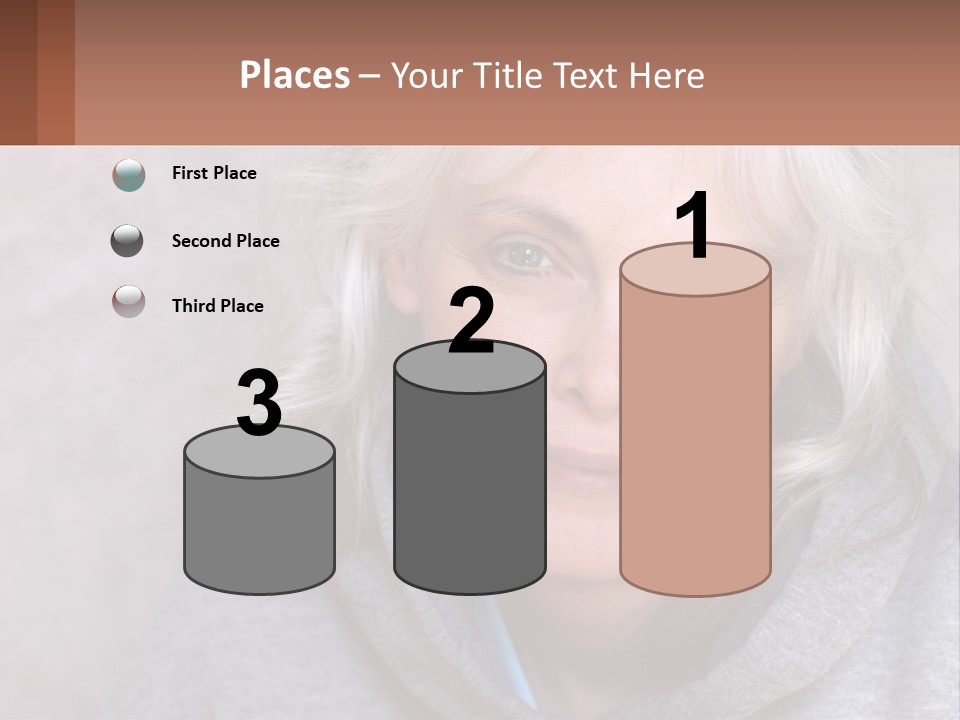 Middle Candid White PowerPoint Template