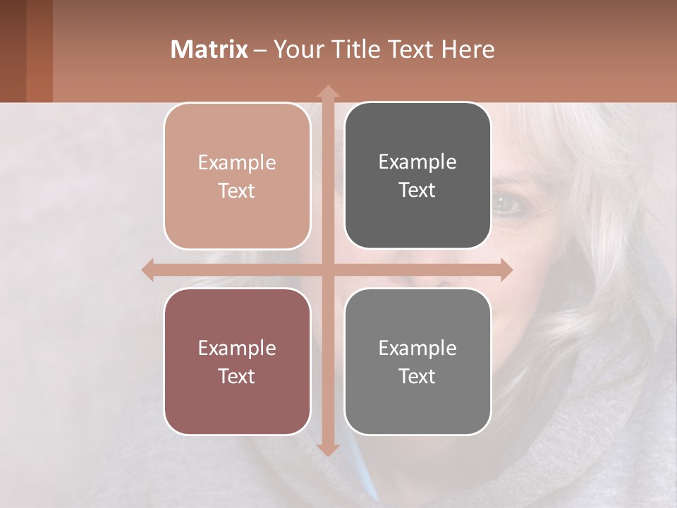 Middle Candid White PowerPoint Template