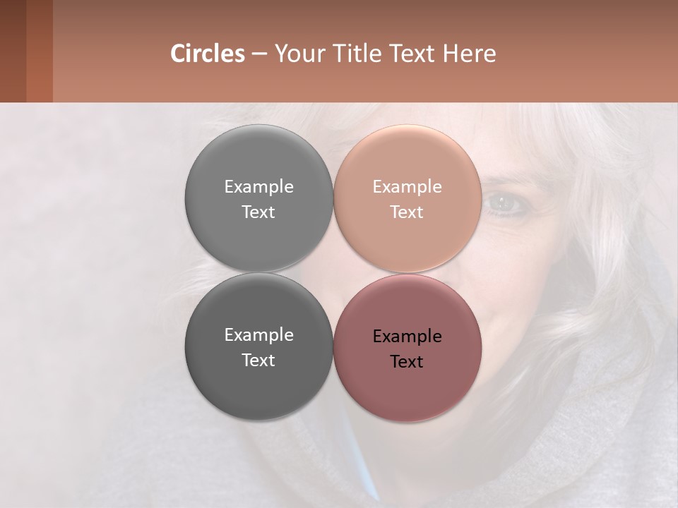 Middle Candid White PowerPoint Template