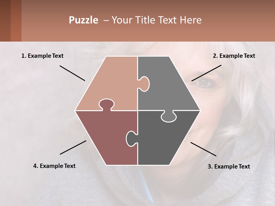 Middle Candid White PowerPoint Template