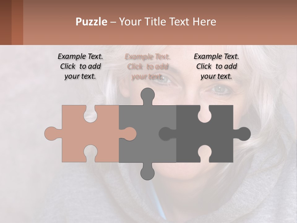 Middle Candid White PowerPoint Template