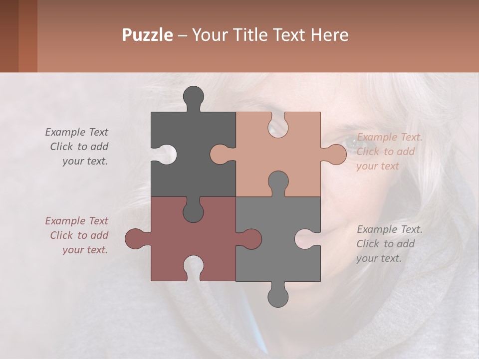 Middle Candid White PowerPoint Template