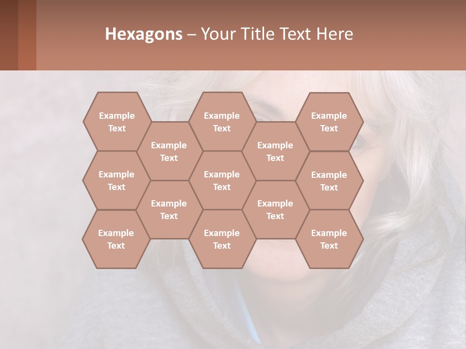 Middle Candid White PowerPoint Template