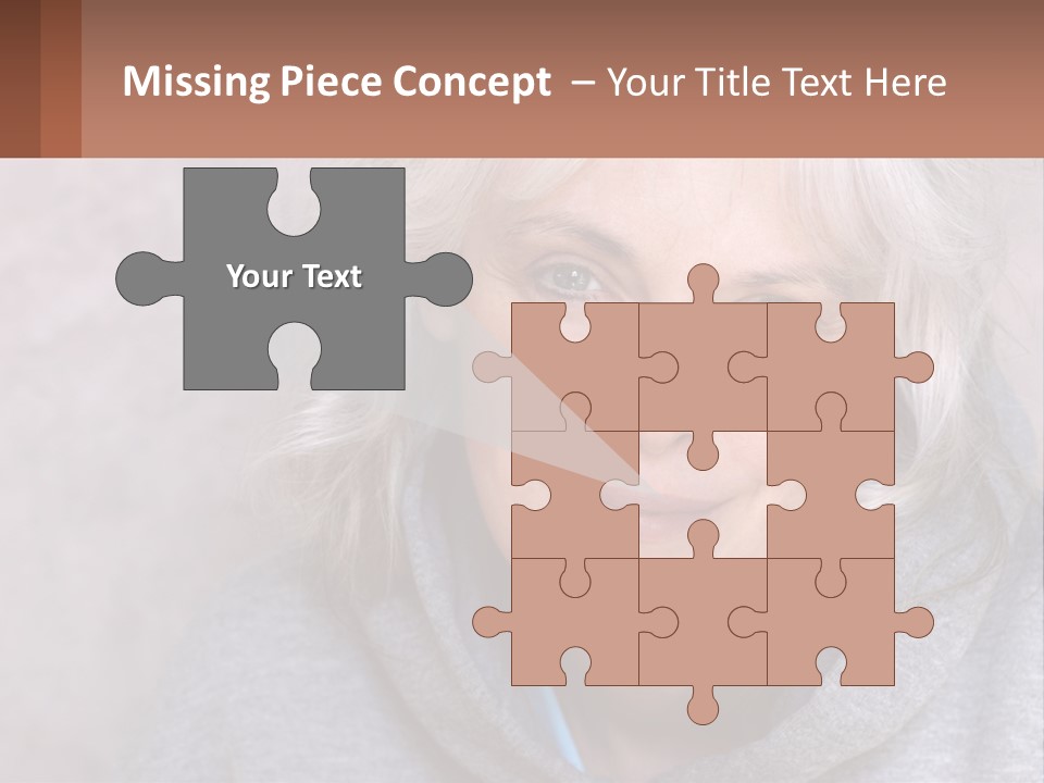 Middle Candid White PowerPoint Template