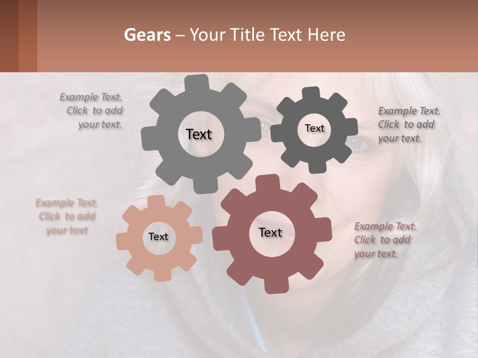 Middle Candid White PowerPoint Template