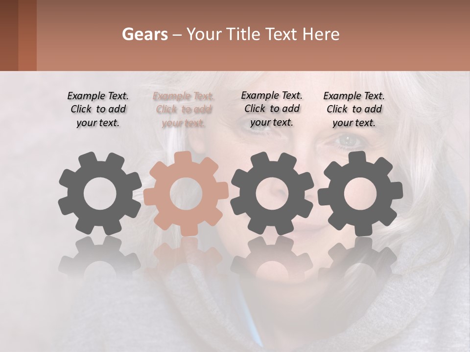 Middle Candid White PowerPoint Template