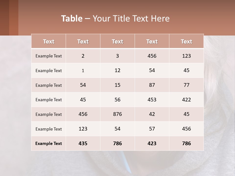 Middle Candid White PowerPoint Template