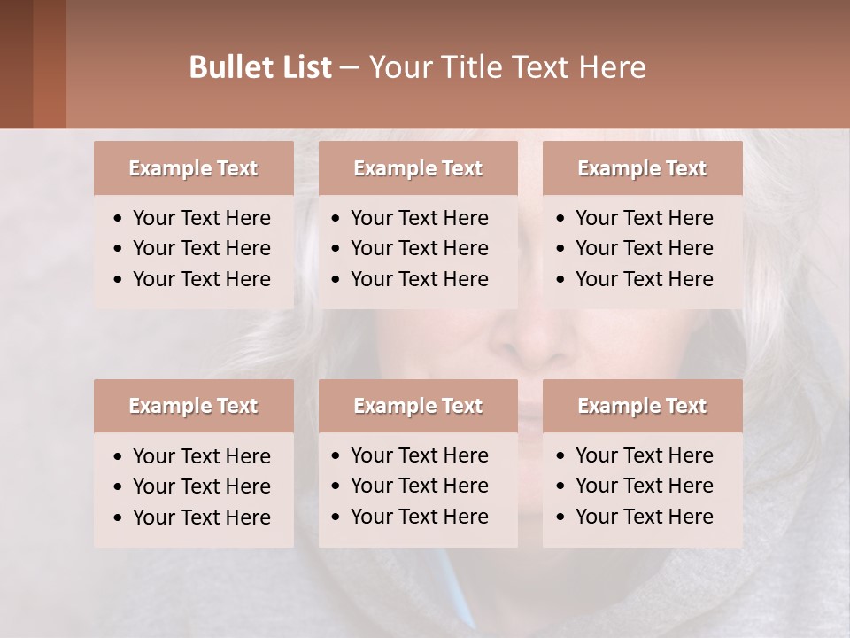 Middle Candid White PowerPoint Template