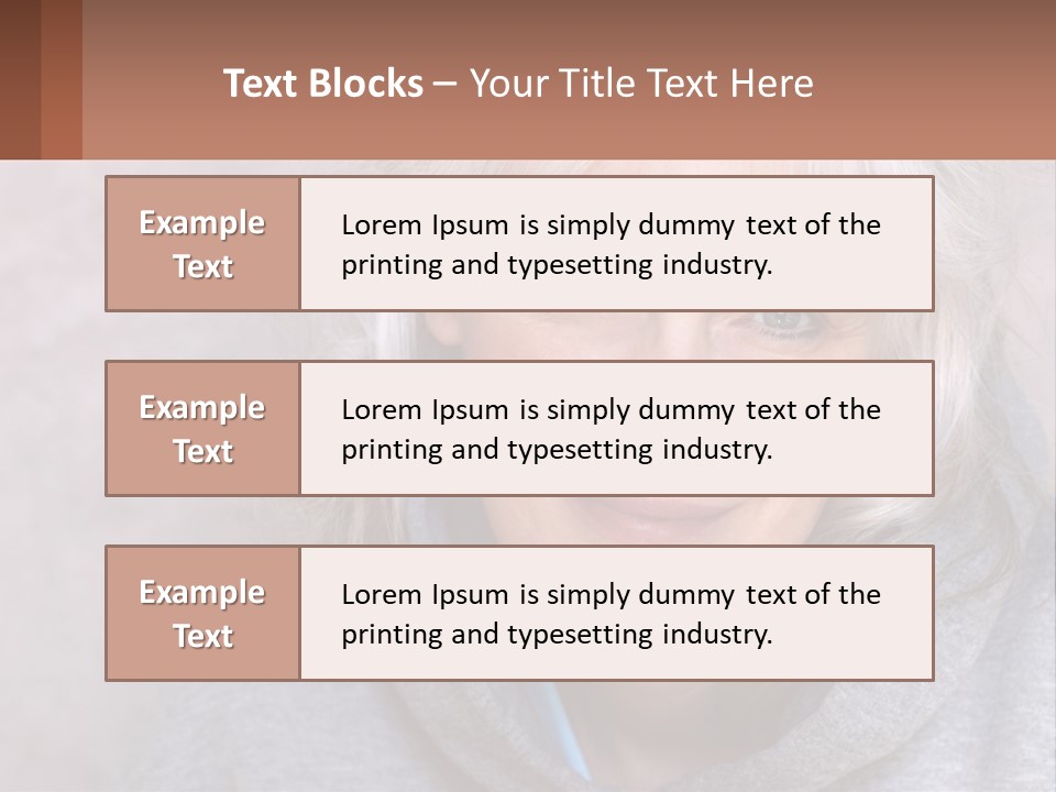 Middle Candid White PowerPoint Template
