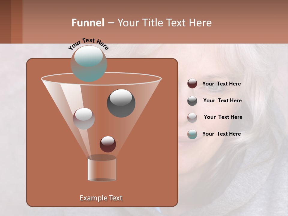 Middle Candid White PowerPoint Template