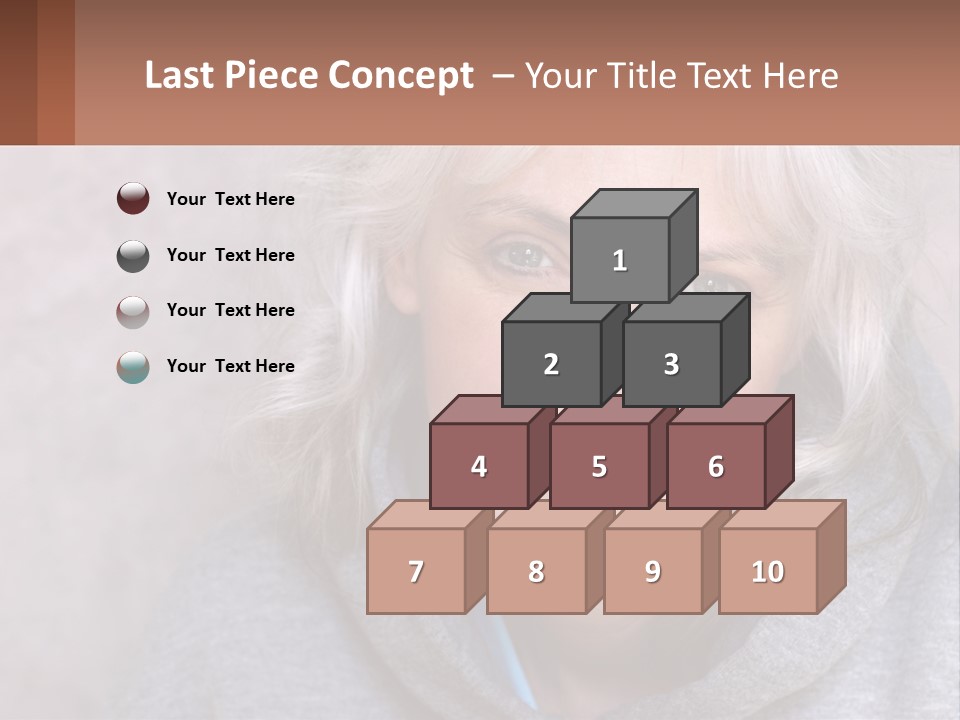 Middle Candid White PowerPoint Template