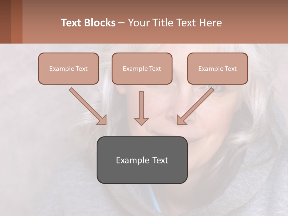Middle Candid White PowerPoint Template