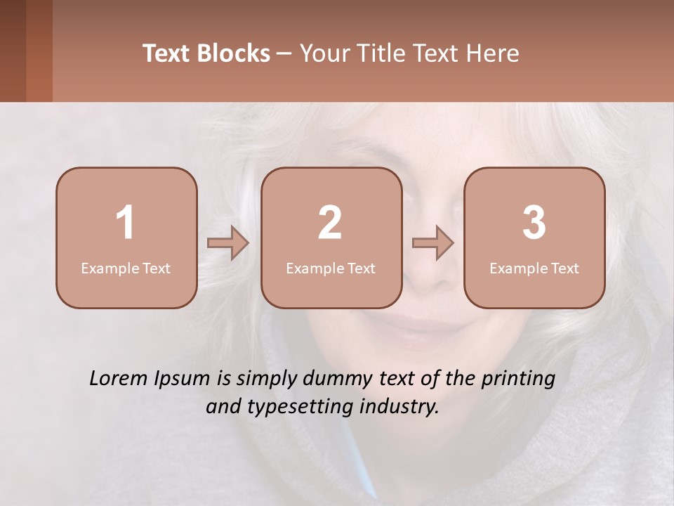 Middle Candid White PowerPoint Template