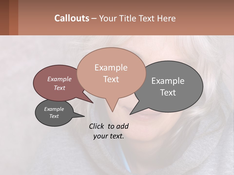 Middle Candid White PowerPoint Template