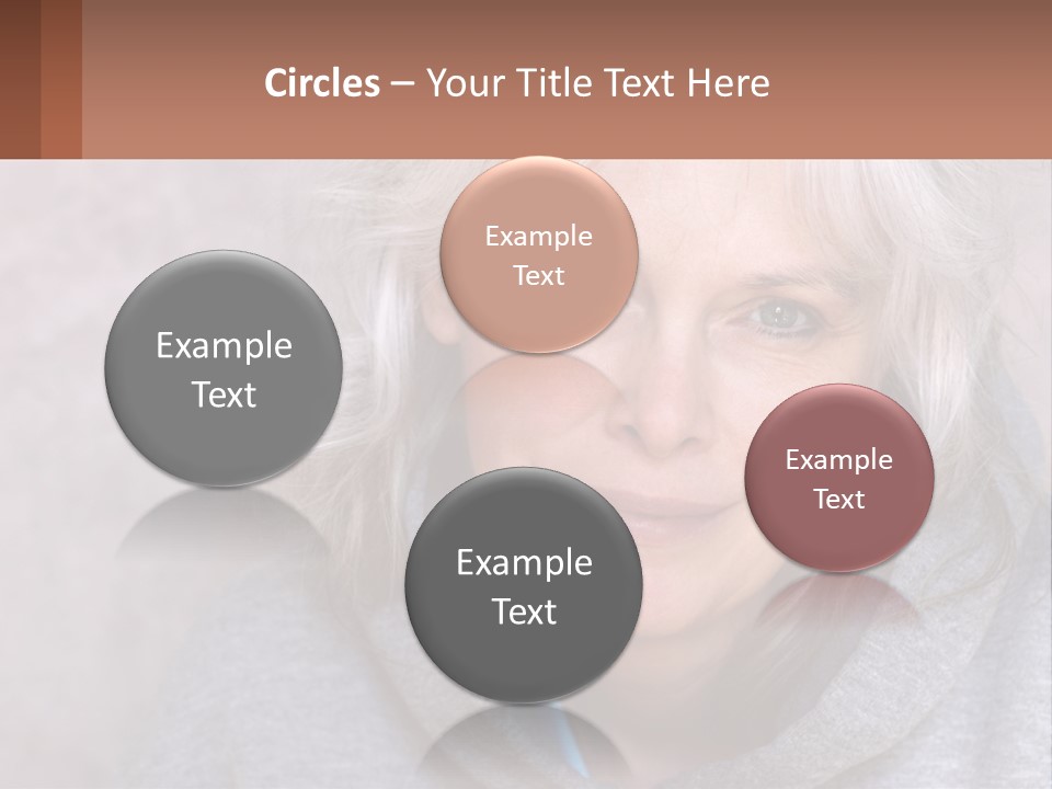 Middle Candid White PowerPoint Template