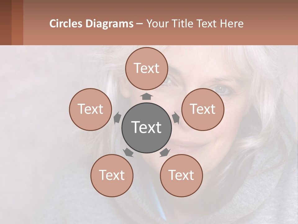 Middle Candid White PowerPoint Template