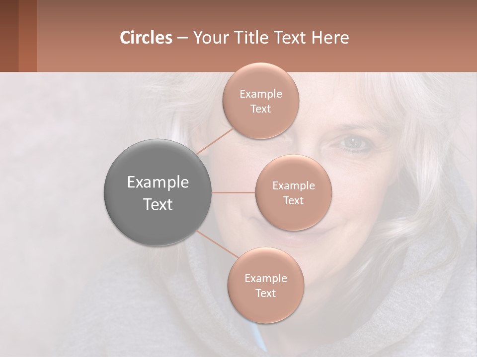 Middle Candid White PowerPoint Template