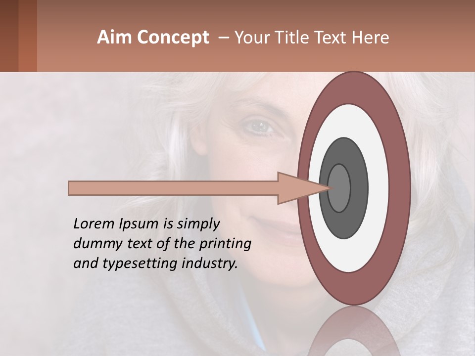 Middle Candid White PowerPoint Template