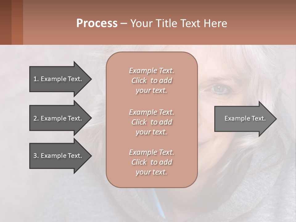 Middle Candid White PowerPoint Template