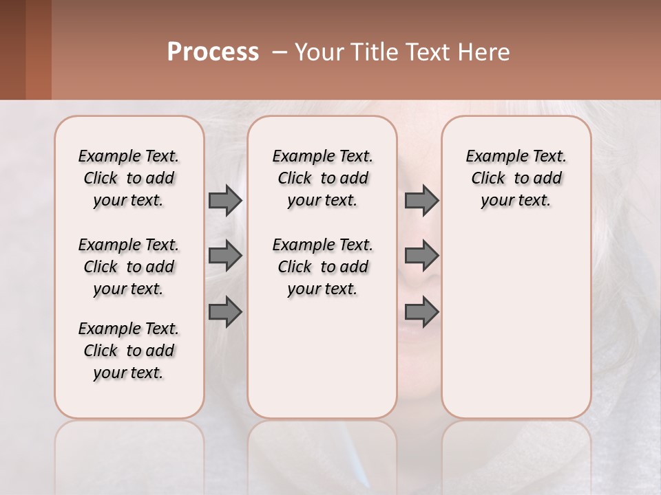 Middle Candid White PowerPoint Template