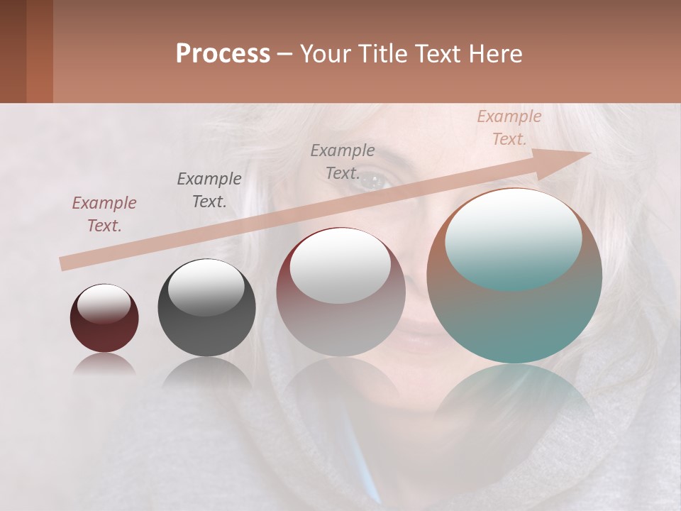 Middle Candid White PowerPoint Template