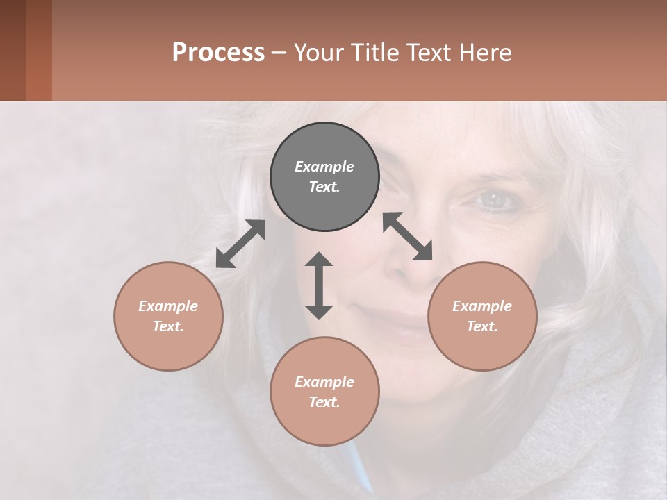 Middle Candid White PowerPoint Template