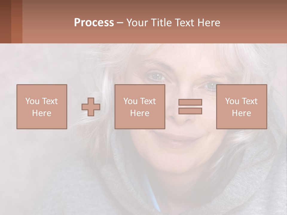 Middle Candid White PowerPoint Template