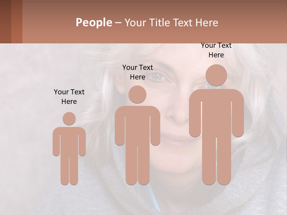 Middle Candid White PowerPoint Template