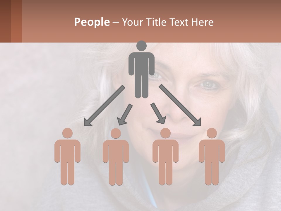 Middle Candid White PowerPoint Template