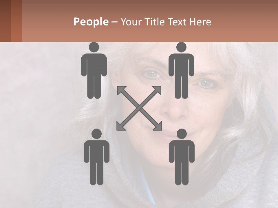 Middle Candid White PowerPoint Template