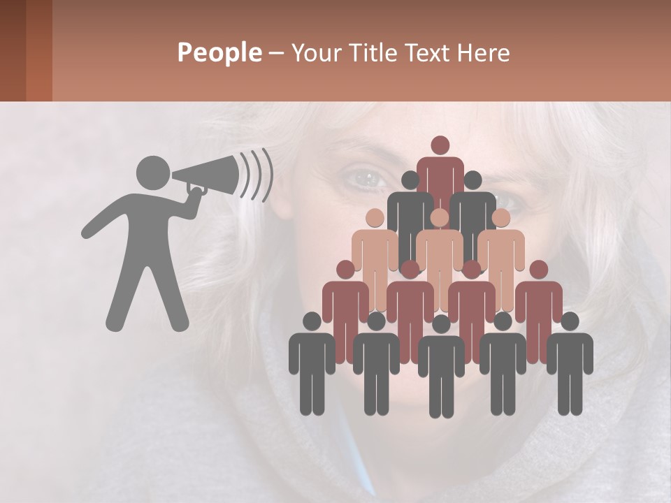 Middle Candid White PowerPoint Template