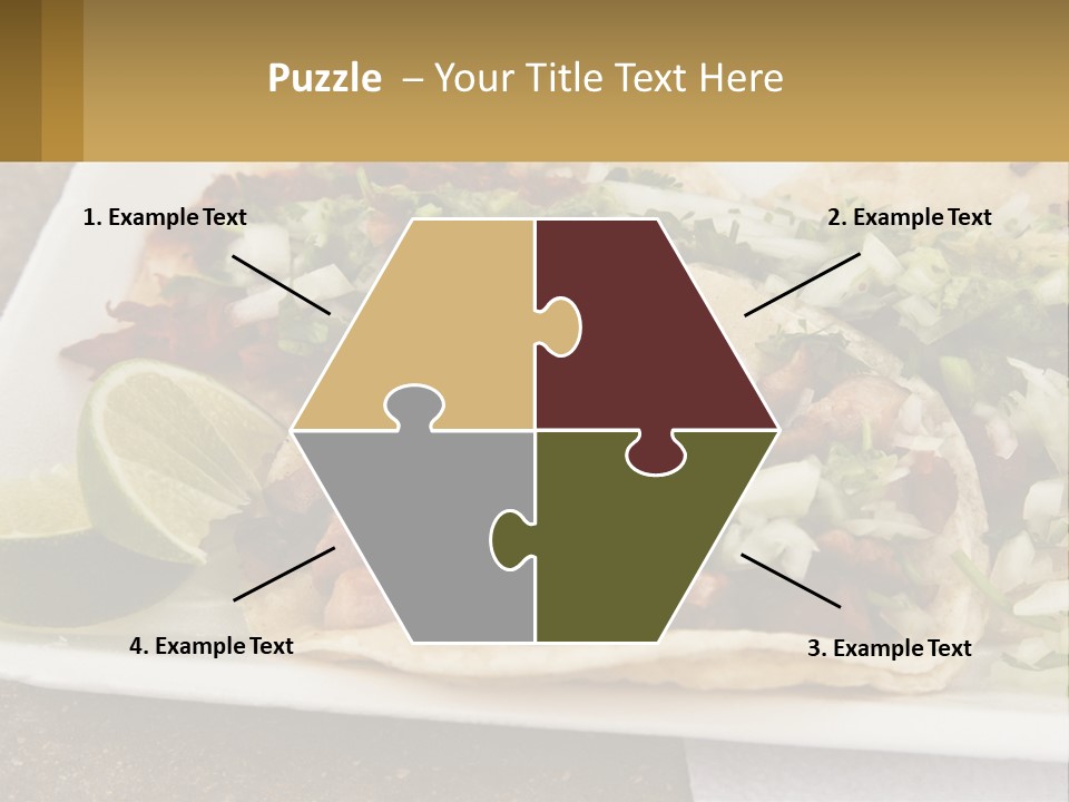 Caribbean Corn Chuleta PowerPoint Template