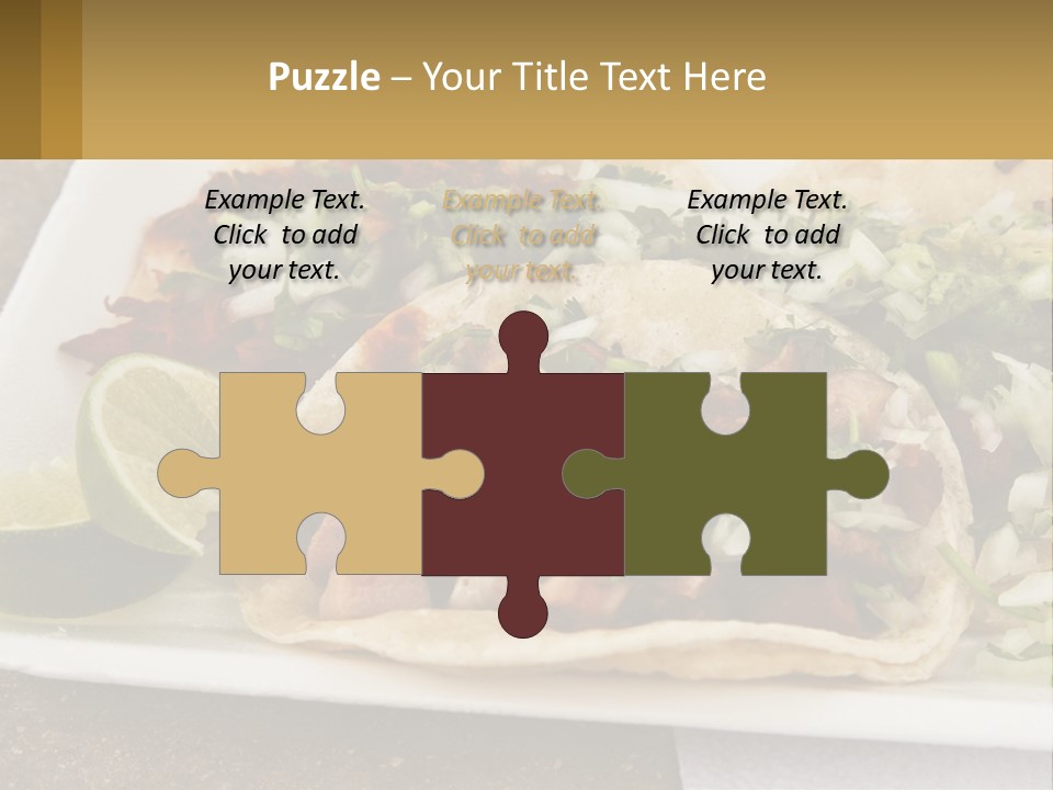 Caribbean Corn Chuleta PowerPoint Template