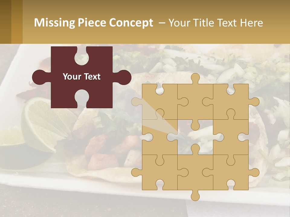 Caribbean Corn Chuleta PowerPoint Template