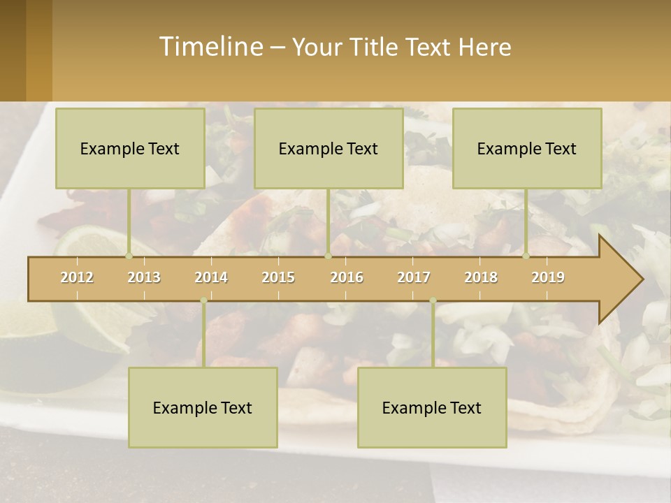 Caribbean Corn Chuleta PowerPoint Template