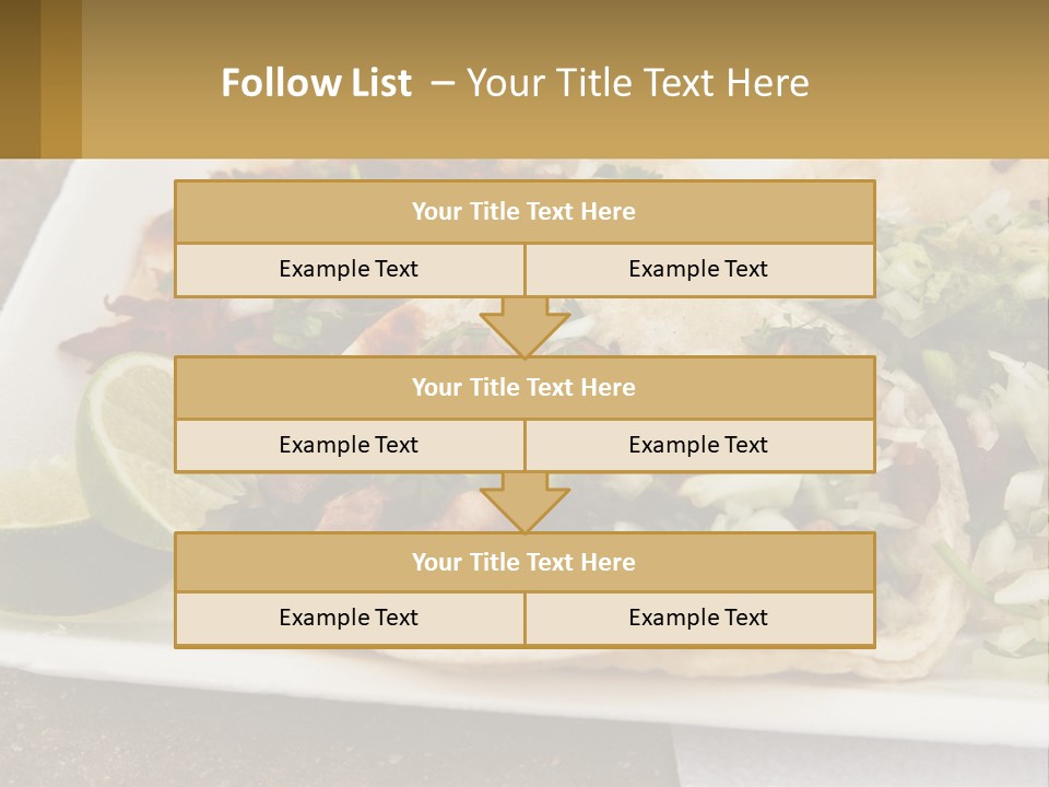 Caribbean Corn Chuleta PowerPoint Template