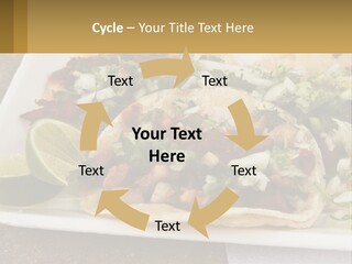 Caribbean Corn Chuleta PowerPoint Template